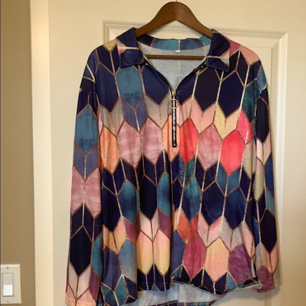 Blue multi coloured 2XL Shirt
